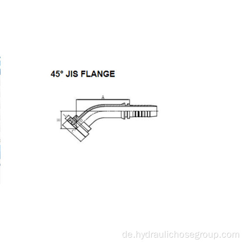 45° JIS-Flansch 88141